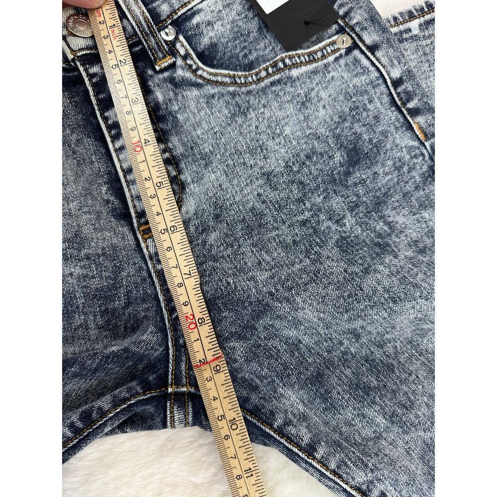 Veronica Beard Brooke Mid Rise Skinny Jeans Women's 26 Indigo Acid Wash - Picture 9 of 12